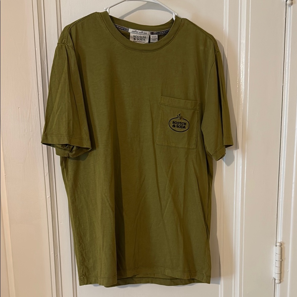 Scotch & Soda Green Short Sleeve Tee